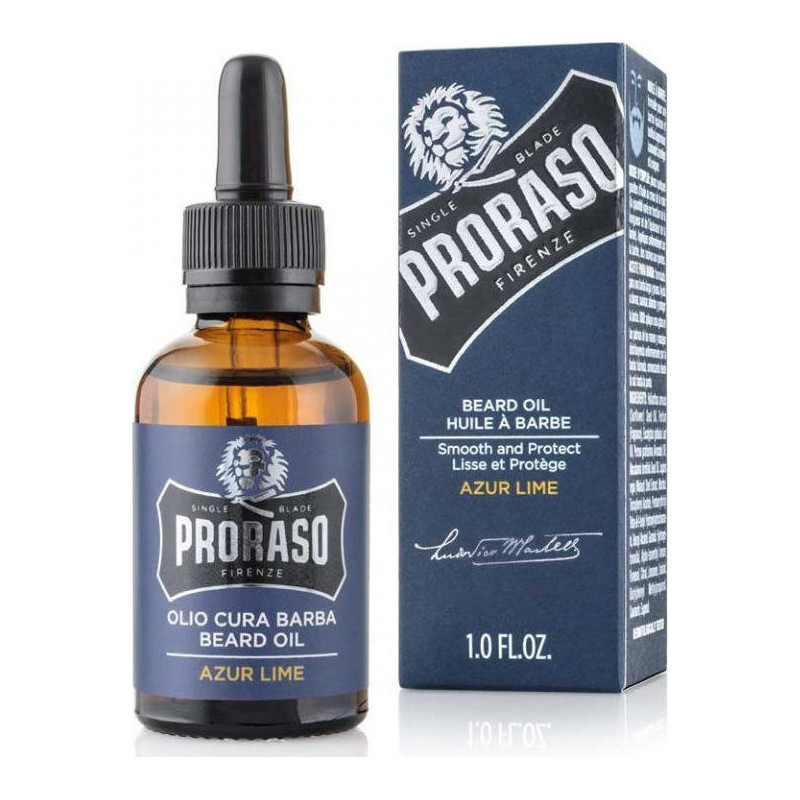 Proraso Λάδι Περιποίησης για Γένια Azur Lime 30ml