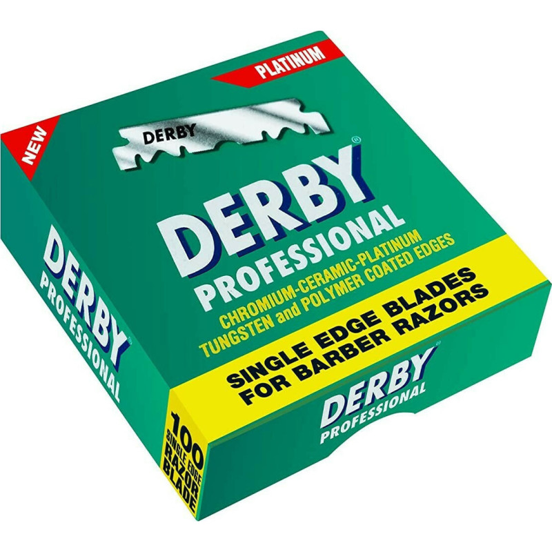 Derby Professional Single Edge Razor Blades For Straight Razors